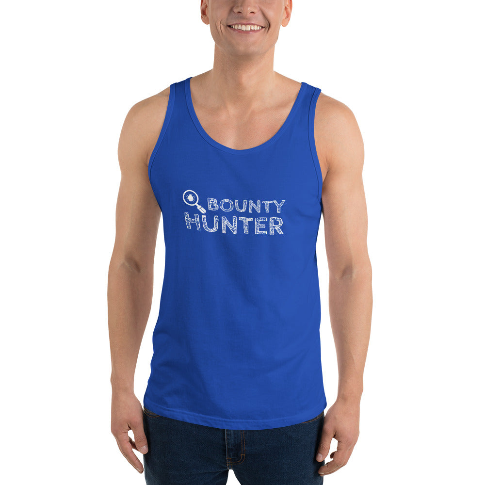 Bug bounty hunter - Unisex Tank Top (white text) by DarkByteGear