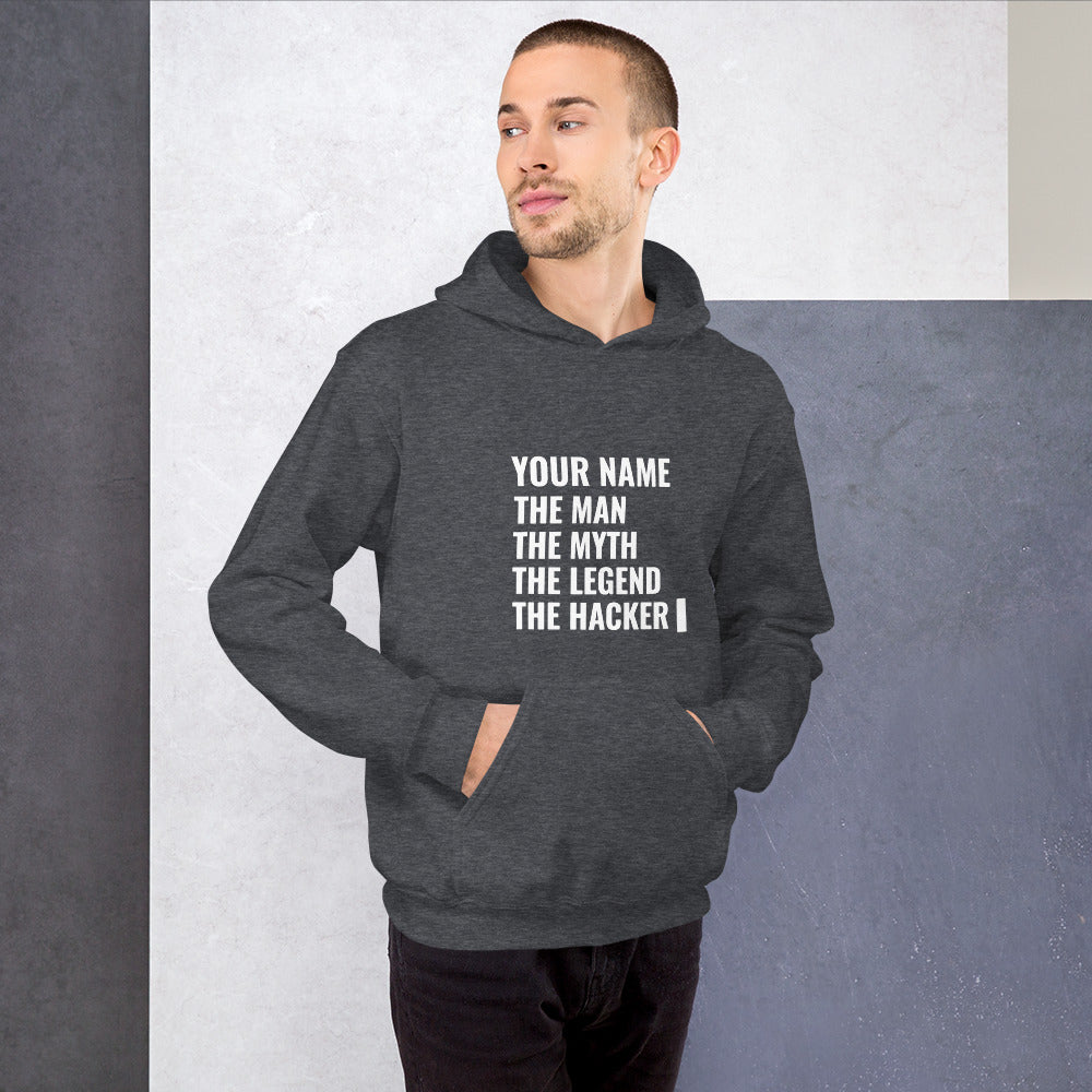 THE LEGEND THE HACKER - Unisex Hoodie by DarkByteGear