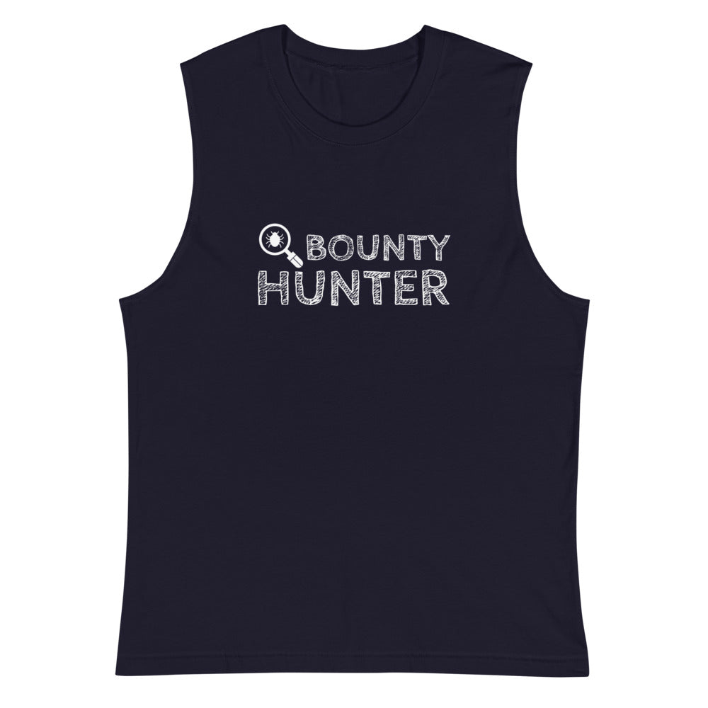 Bug bounty hunter - Muscle Shirt (white text) by DarkByteGear