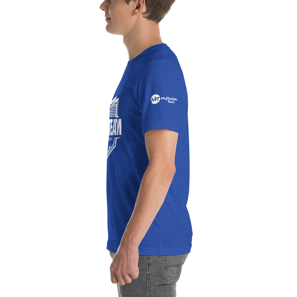 Cyber Security Blue Team v1 - Short-Sleeve Unisex T-Shirt by DarkByteGear