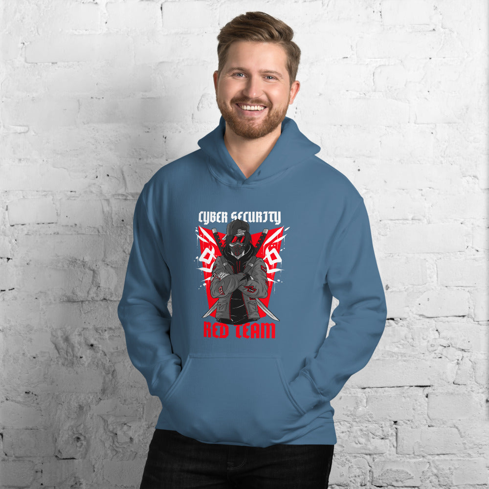 Cyber Security Red Team v4 - Unisex Hoodie by DarkByteGear