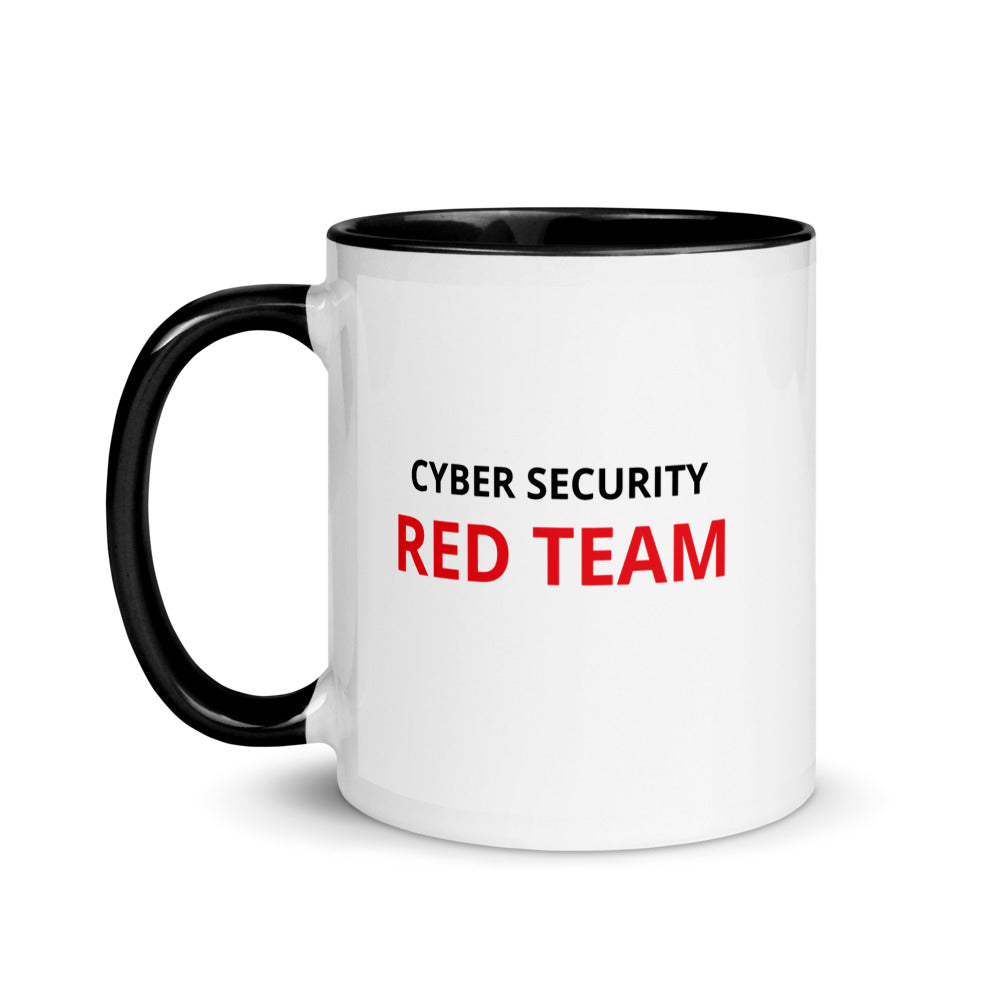 Cyber Security Red Team - Mug with Color Inside by DarkByteGear