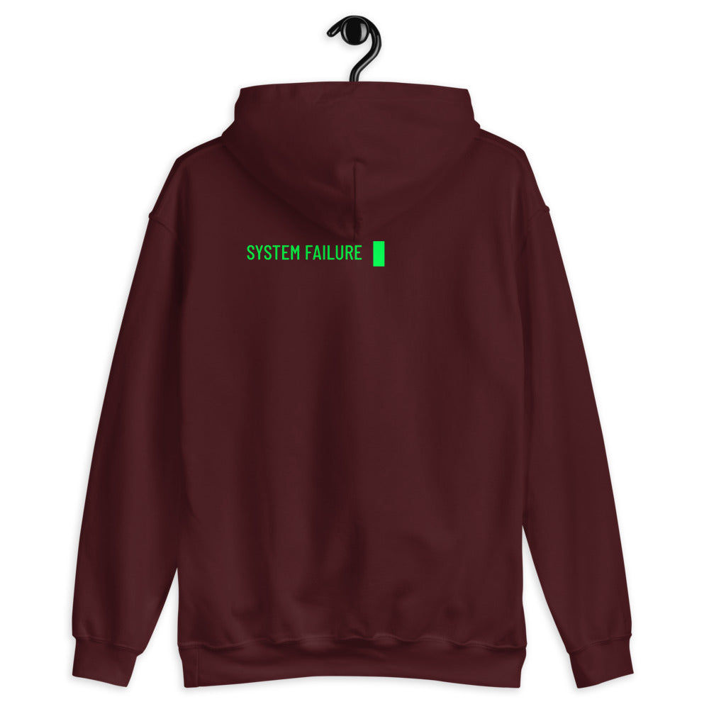 System failure - Unisex Hoodie by DarkByteGear