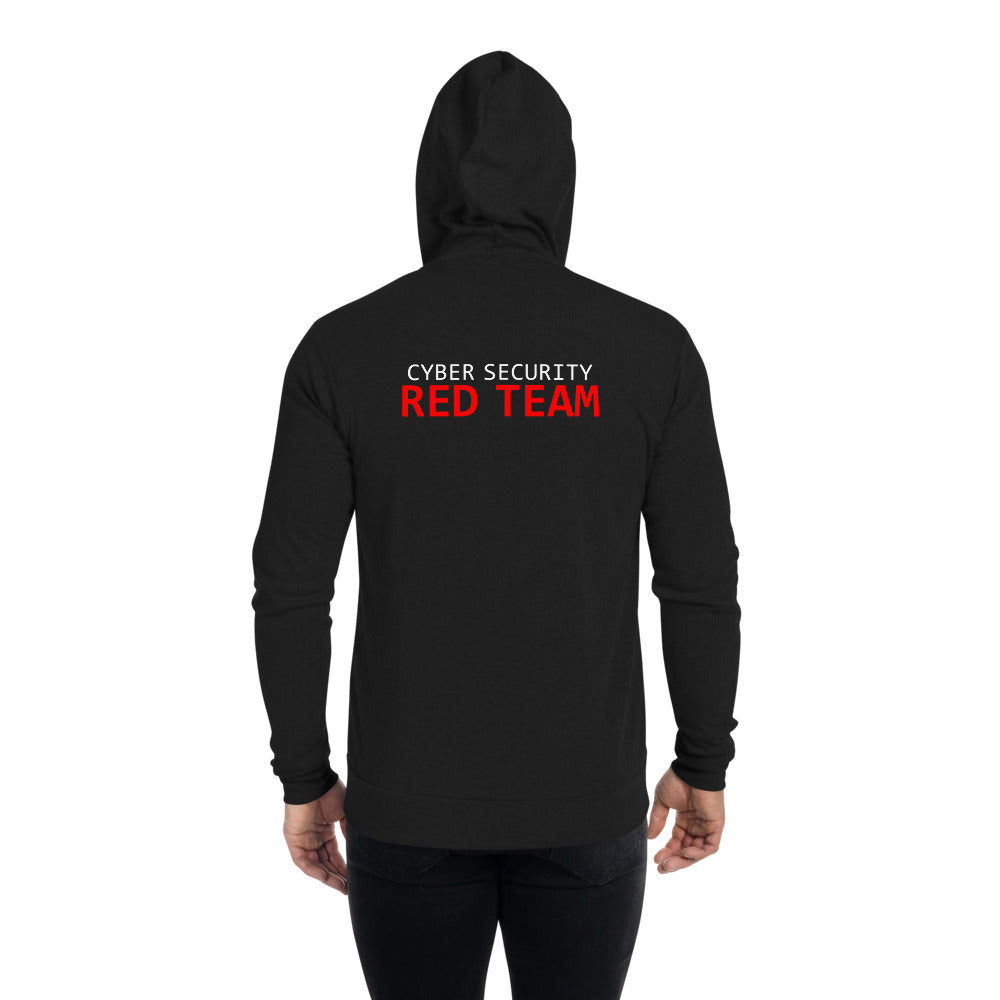 Cyber Security Red Team - Unisex zip hoodie by DarkByteGear
