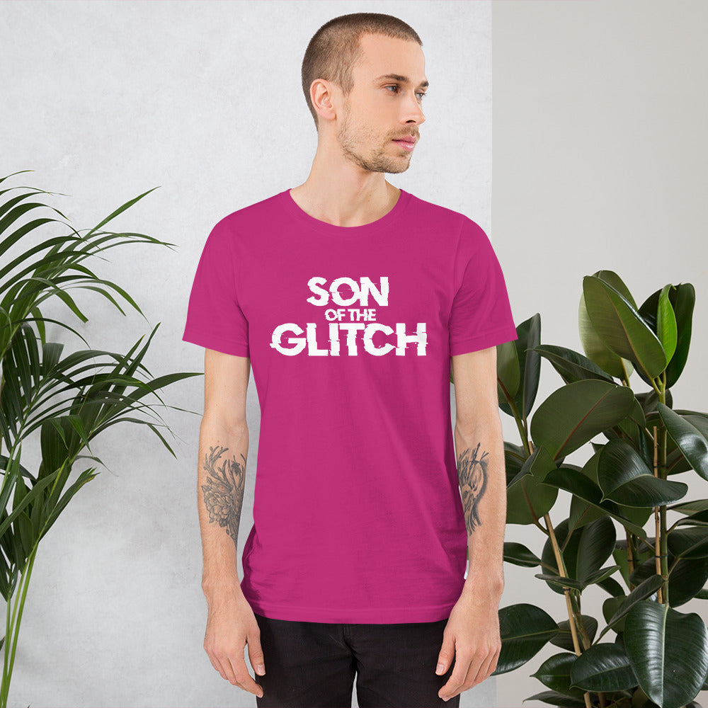 Son of the glitch - Short-Sleeve Unisex T-Shirt by DarkByteGear
