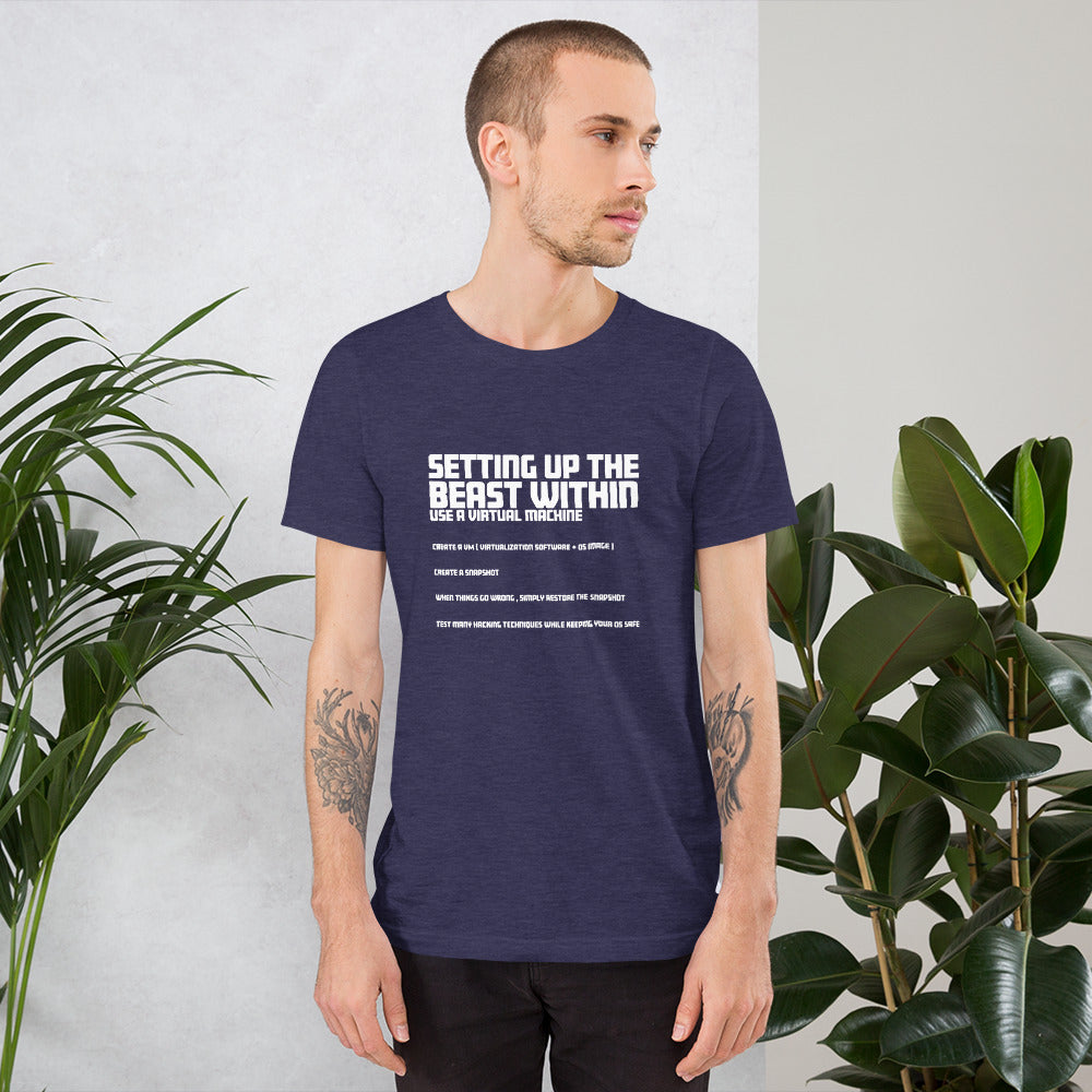 Setting Up the beast within - Short-Sleeve Unisex T-Shirt by DarkByteGear