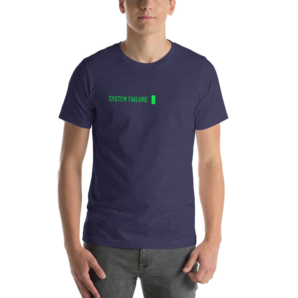 System failure - Short-Sleeve Unisex T-Shirt by DarkByteGear