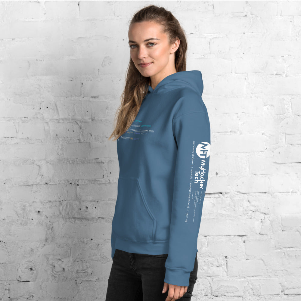 Code in ASCII - Unisex Hoodie by DarkByteGear