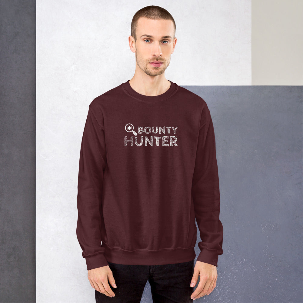 Bug bounty hunter - Sweatshirt (white text) by DarkByteGear