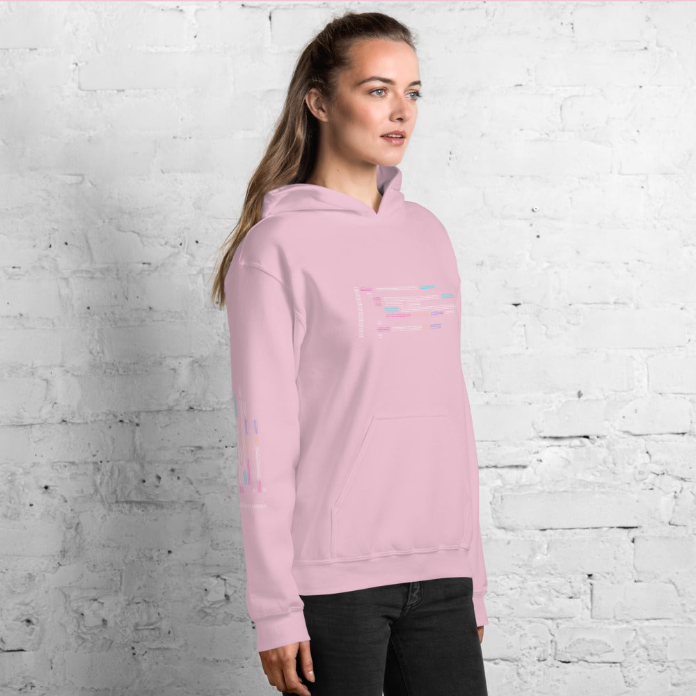 Code in ASCII - Unisex Hoodie by DarkByteGear