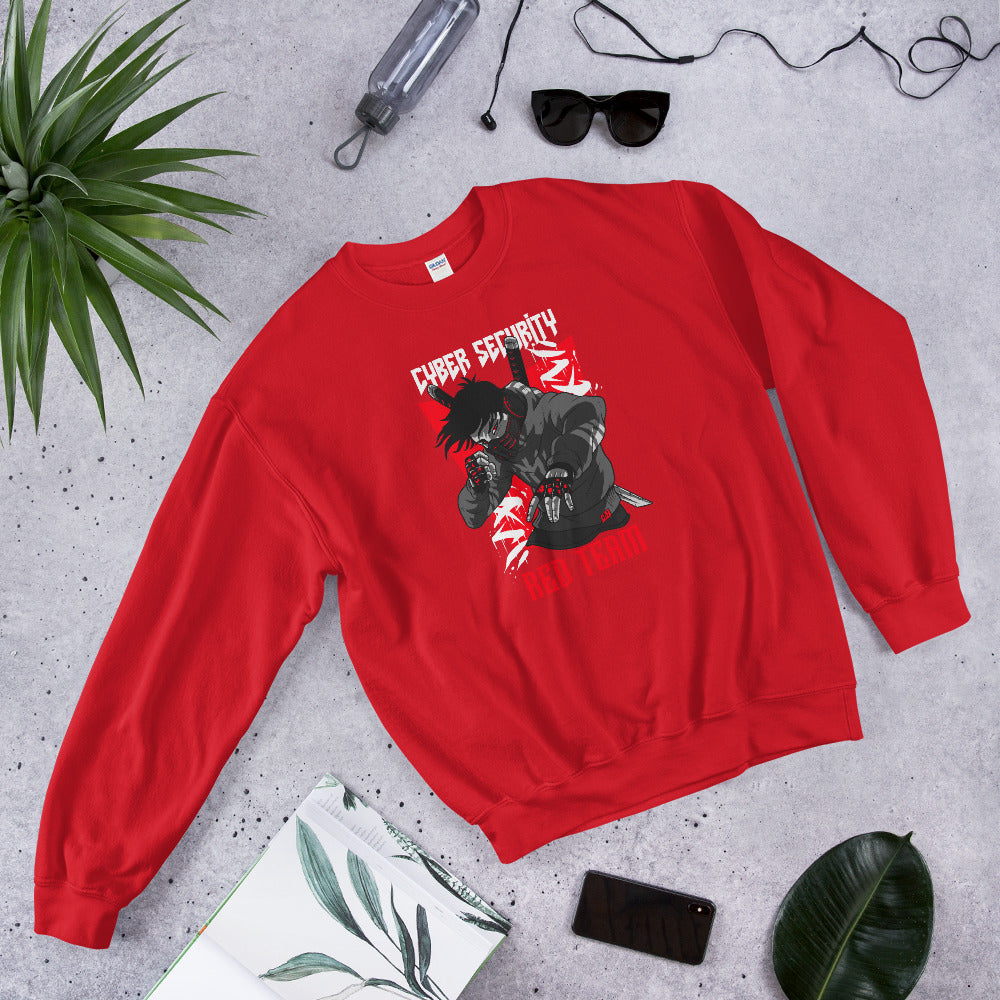 Cyber Security Red Team V1 - Unisex Sweatshirt by DarkByteGear