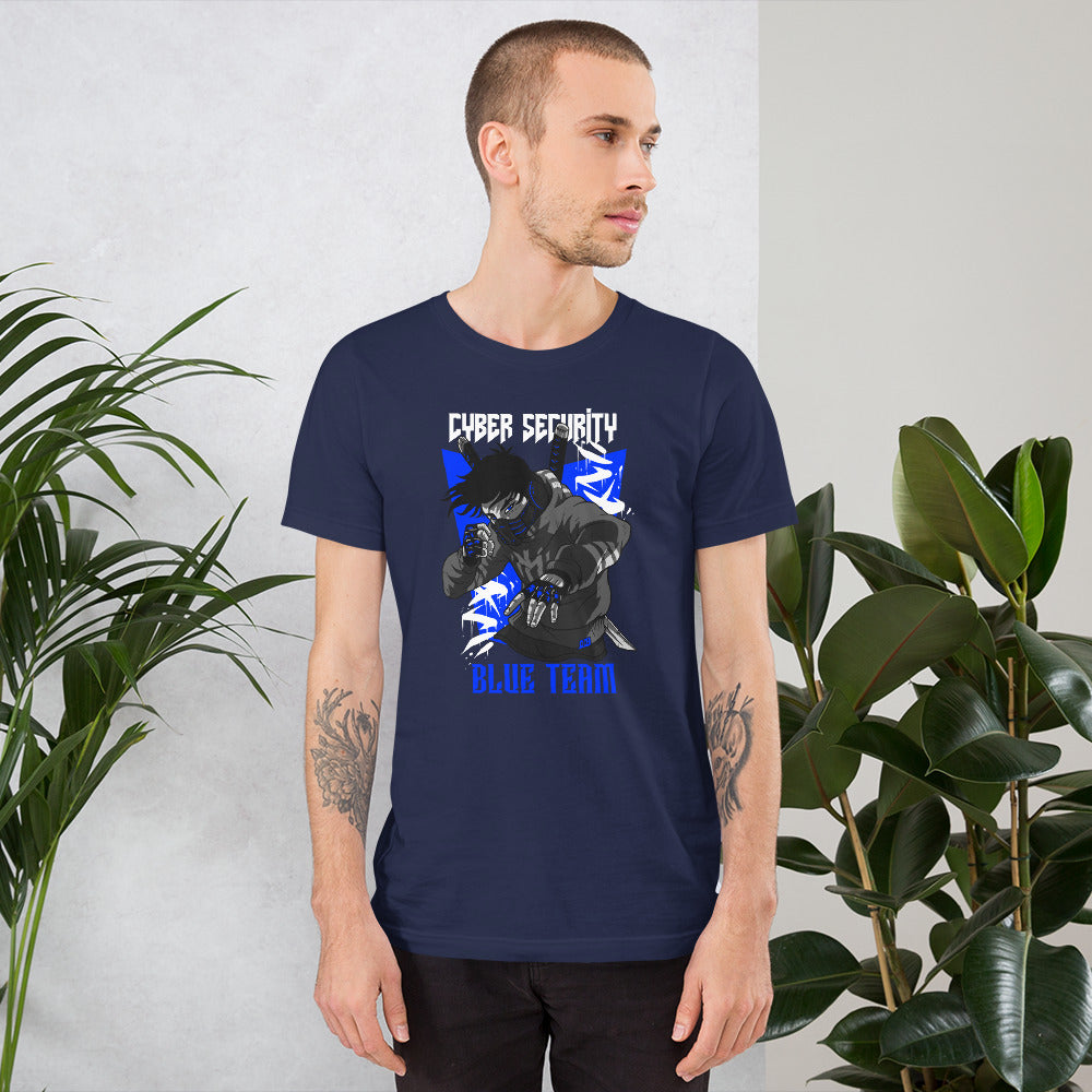 Cyber Security Blue Team V3 - Short-Sleeve Unisex T-Shirt by DarkByteGear