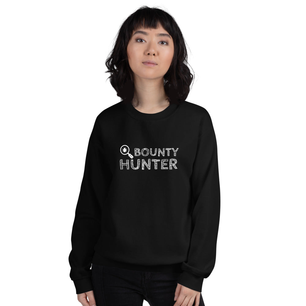 Bug bounty hunter - Sweatshirt (white text) by DarkByteGear