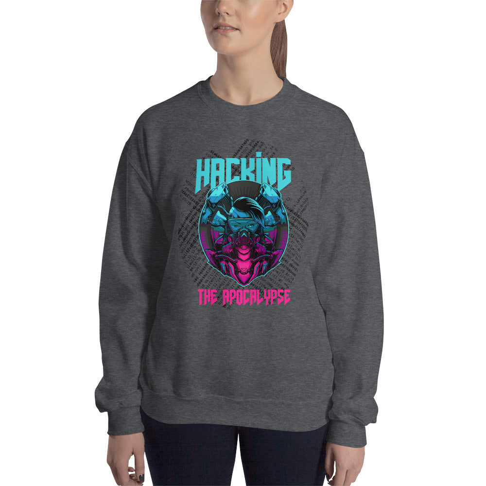 Hacking the apocalypse - Unisex Sweatshirt by DarkByteGear