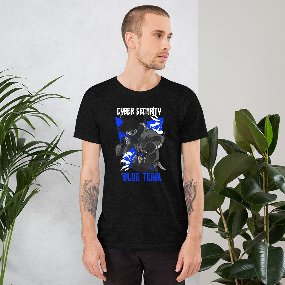 Cyber Security Blue Team V3 - Short-Sleeve Unisex T-Shirt by DarkByteGear