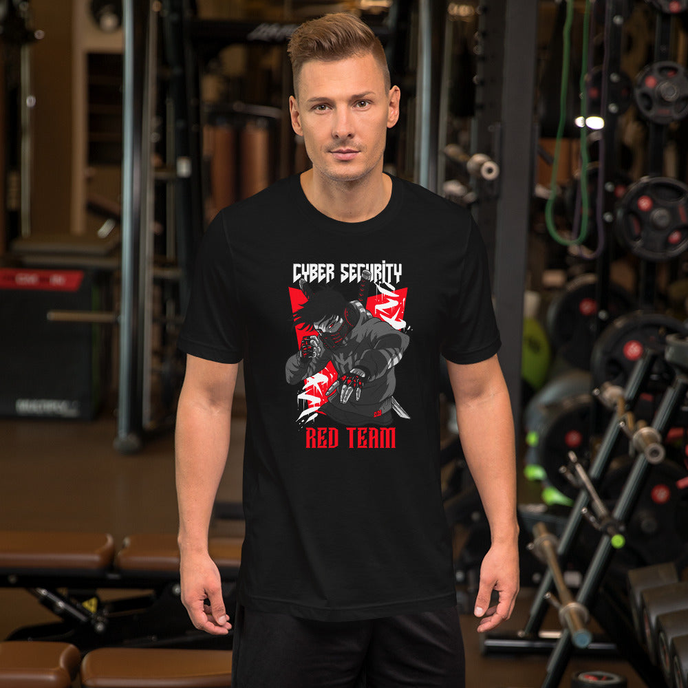 Cyber Security Red Team V1 - Short-Sleeve Unisex T-Shirt by DarkByteGear