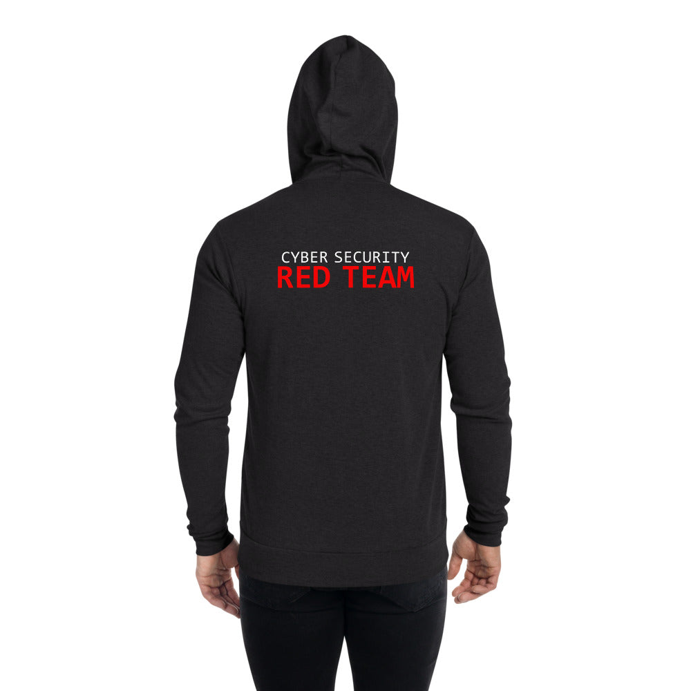 Cyber Security Red Team - Unisex zip hoodie by DarkByteGear