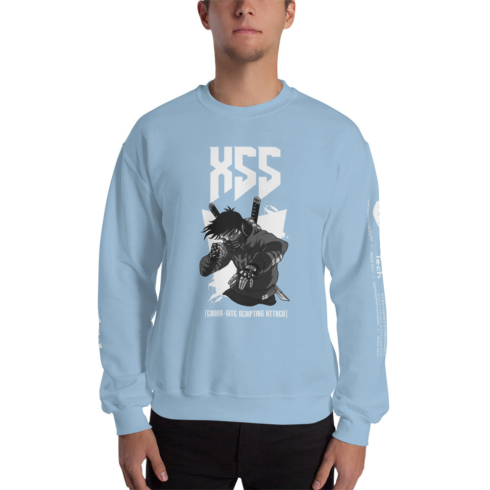 XSS cross-site scripting attack - Unisex Sweatshirt by DarkByteGear