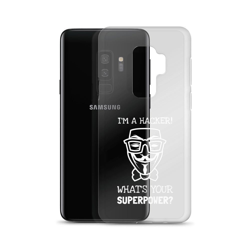 I'm a hacker! What's your superpower? - Samsung Case by DarkByteGear
