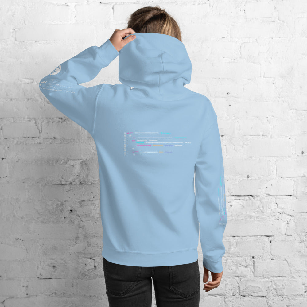 Code in ASCII - Unisex Hoodie by DarkByteGear