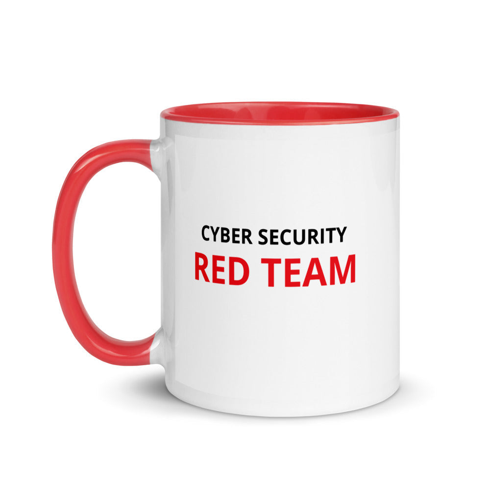 Cyber Security Red Team - Mug with Color Inside by DarkByteGear