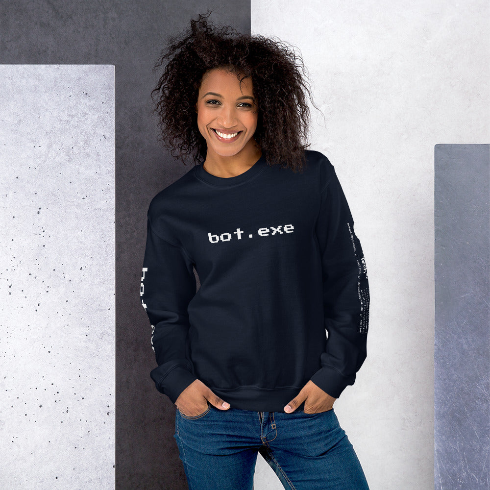 bot.exe - Unisex Sweatshirt by DarkByteGear