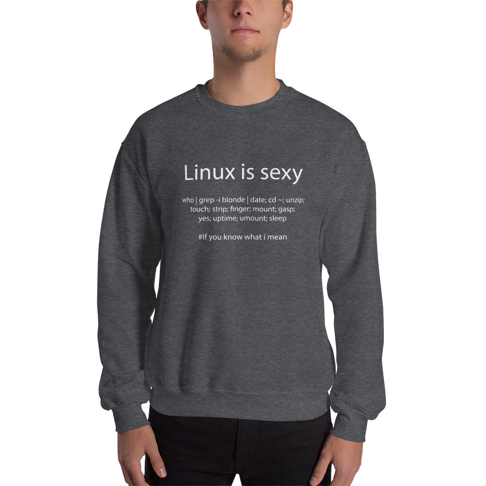 Linux is sexy - Unisex Sweatshirt by DarkByteGear