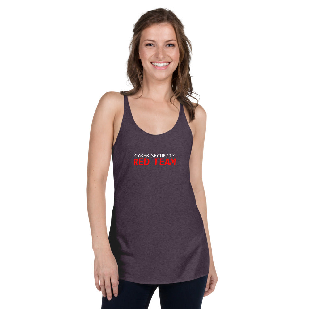 Cyber Security Red Team - Women's Racerback Tank by DarkByteGear