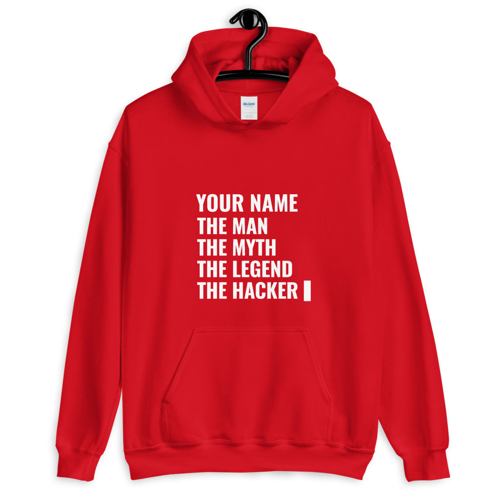 THE LEGEND THE HACKER - Unisex Hoodie by DarkByteGear
