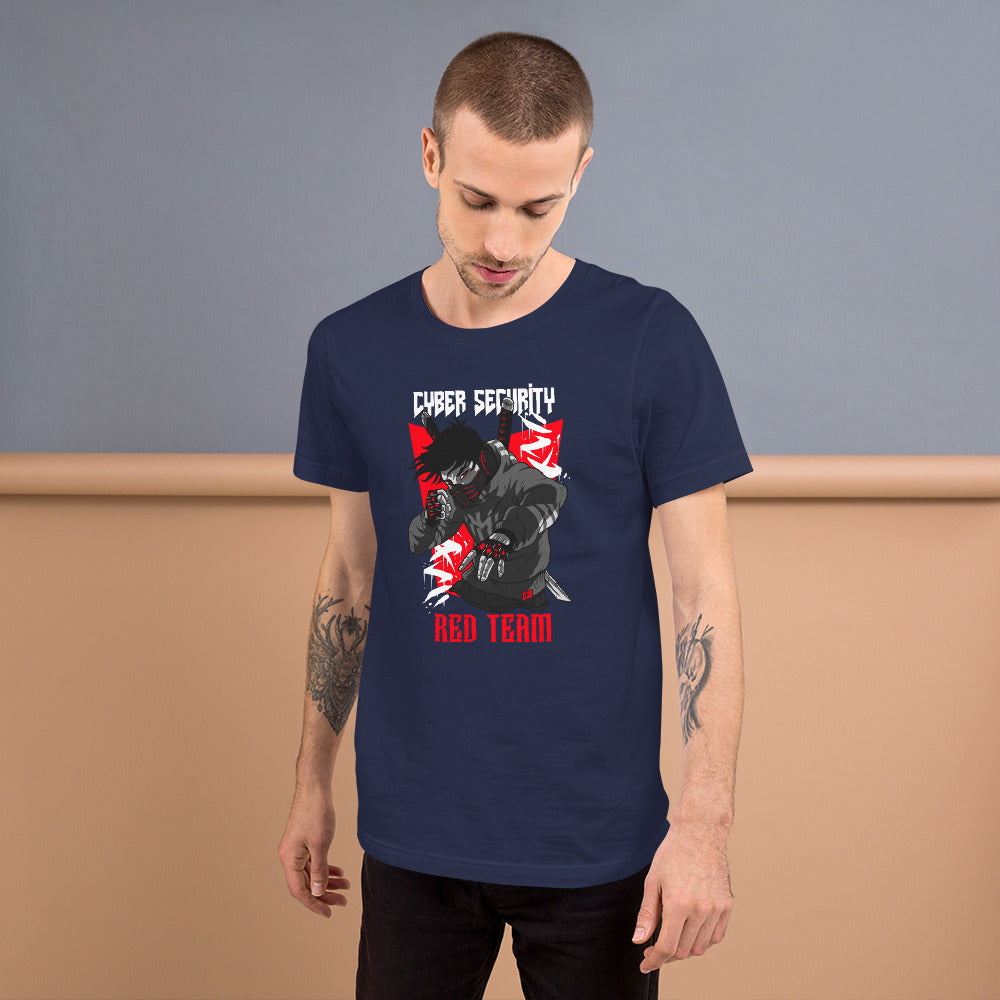 Cyber Security Red Team V1 - Short-Sleeve Unisex T-Shirt by DarkByteGear