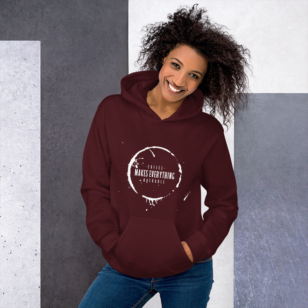 Coffee makes everything hackable - Unisex Hoodie by DarkByteGear