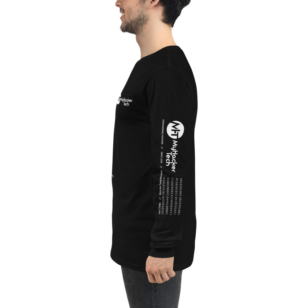 Empowering hackers - Unisex Long Sleeve Tee by DarkByteGear