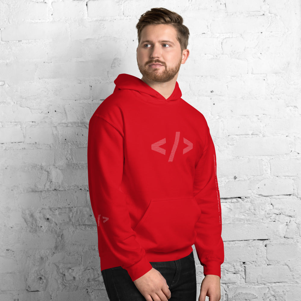 Culture of code in ASCII characters - Unisex Hoodie by DarkByteGear