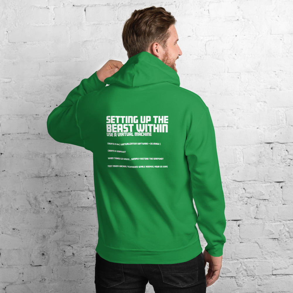 Setting Up the beast within - Unisex Hoodie by DarkByteGear
