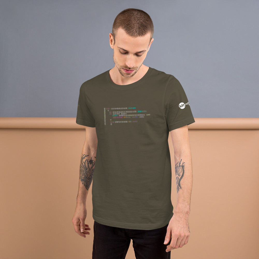 Code in ASCII - Short-Sleeve Unisex T-Shirt by DarkByteGear