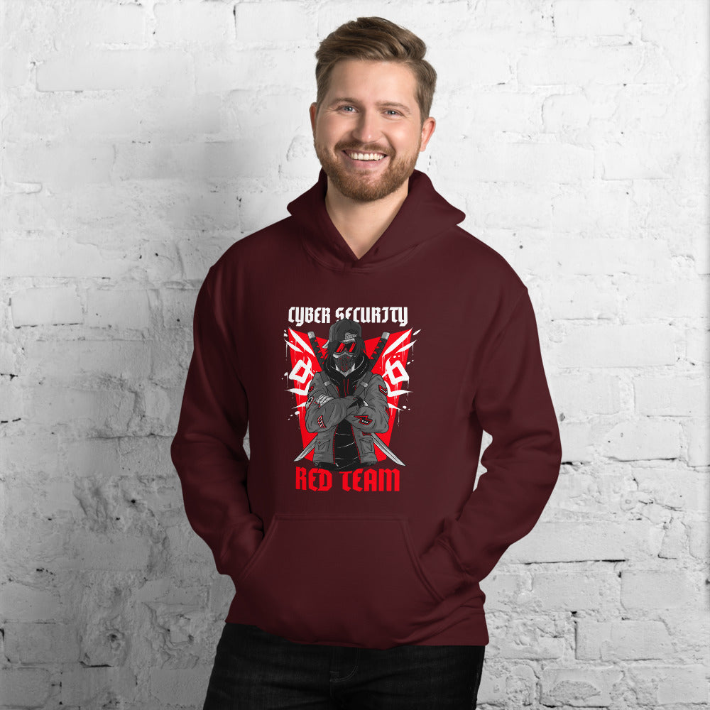 Cyber Security Red Team v4 - Unisex Hoodie by DarkByteGear