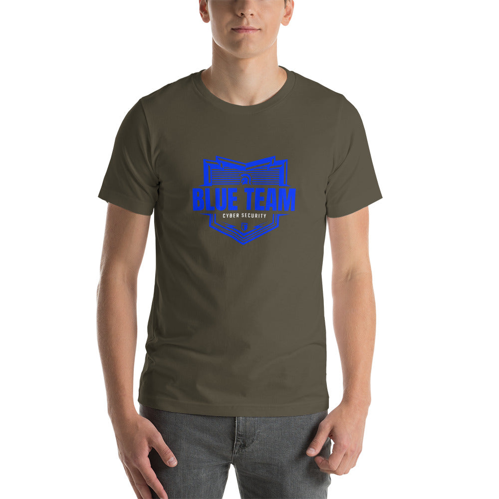 Cyber Security Blue Team - Short-Sleeve Unisex T-Shirt by DarkByteGear