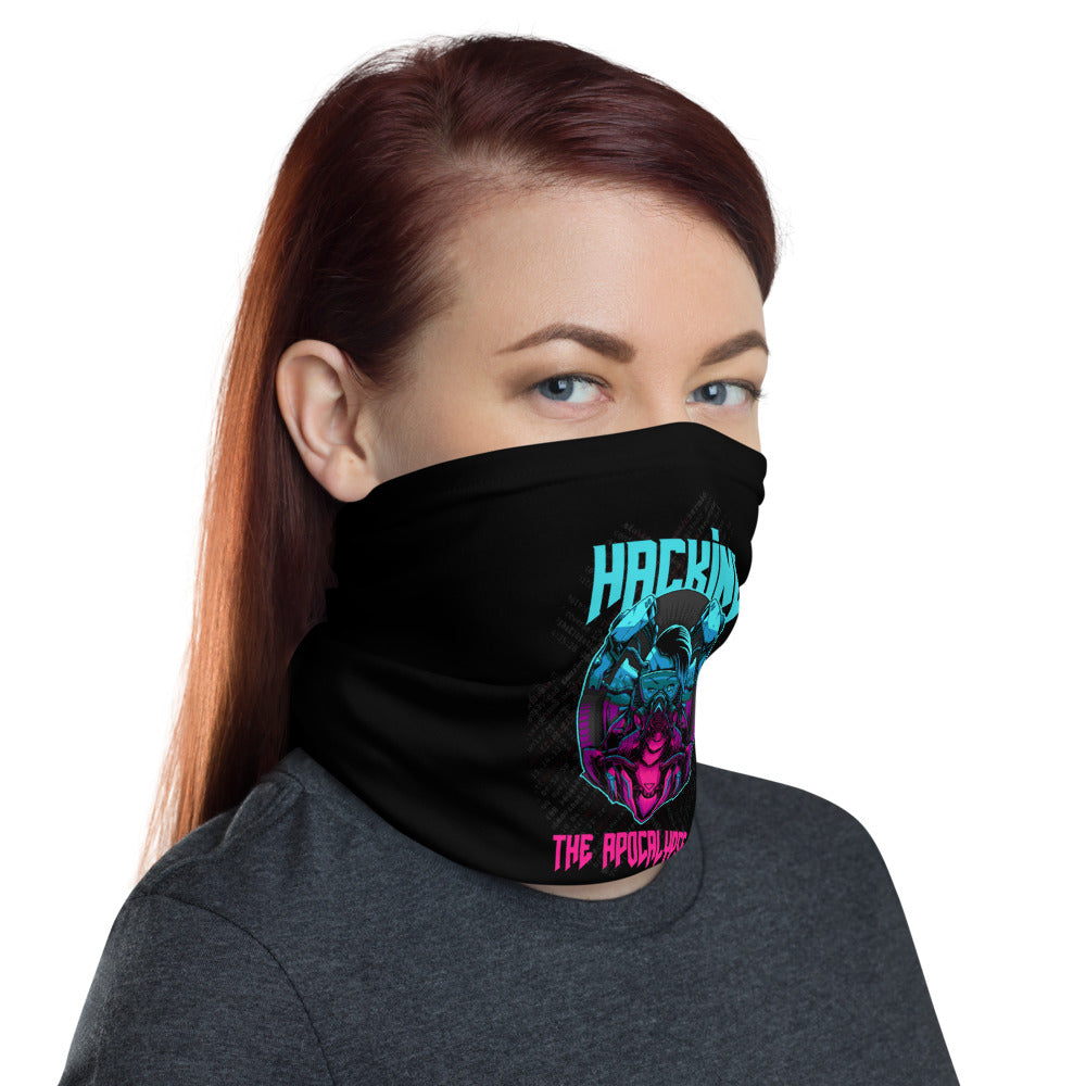 Hacking the apocalypse v2 - Neck Gaiter by DarkByteGear