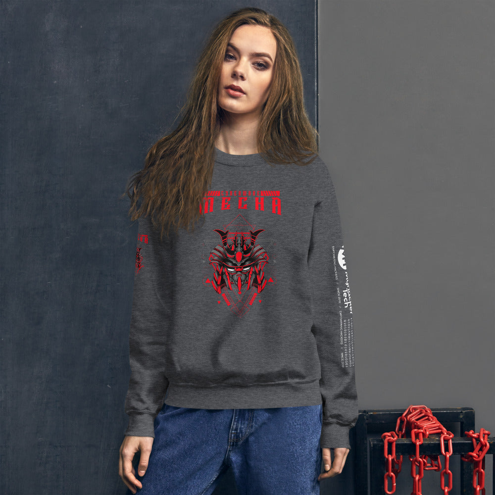 CyberWare Mecha - Unisex Sweatshirt (all sides print) by DarkByteGear