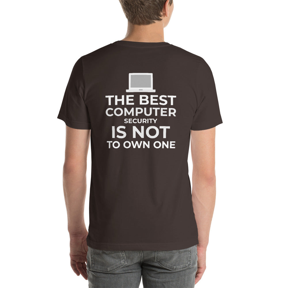The best Computer Security is not to Own One - Short-Sleeve Unisex T-Shirt by DarkByteGear