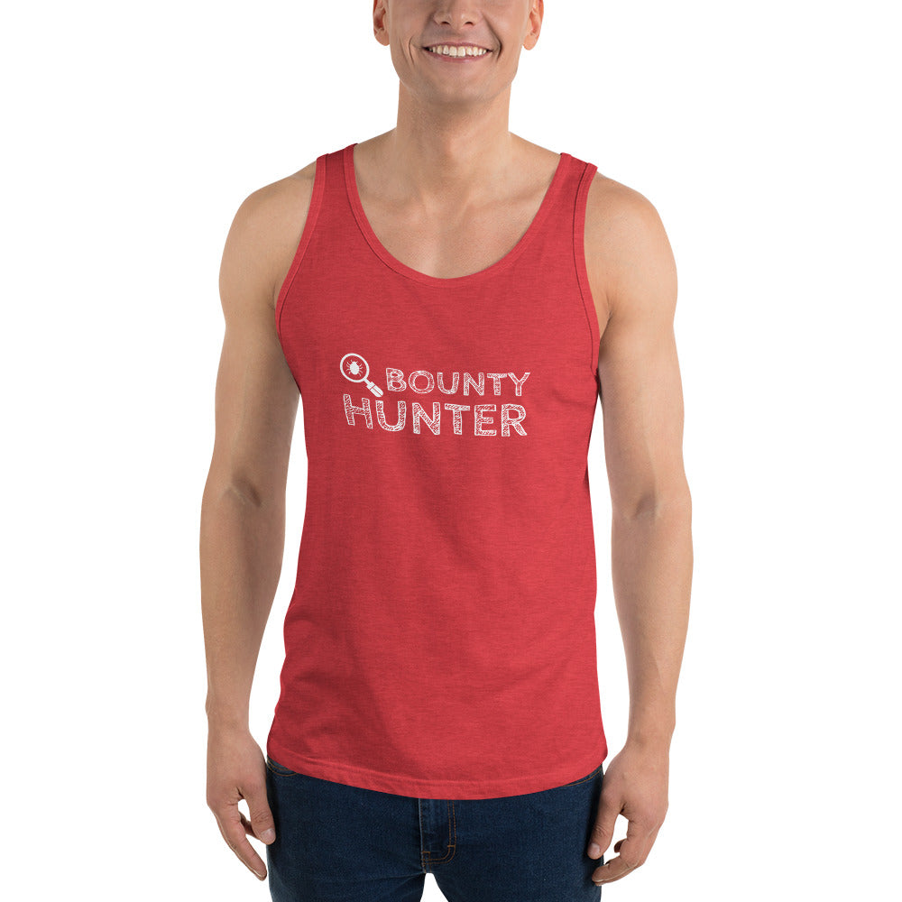 Bug bounty hunter - Unisex Tank Top (white text) by DarkByteGear