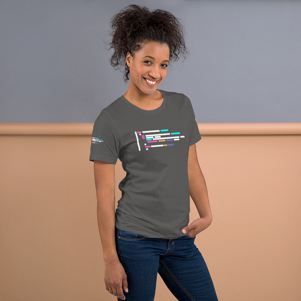 Code - Short-Sleeve Unisex T-Shirt by DarkByteGear
