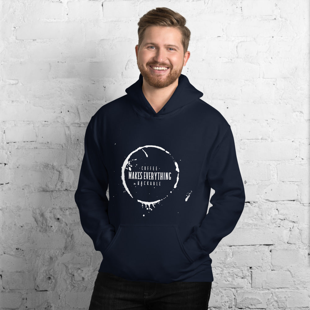 Coffee makes everything hackable - Unisex Hoodie by DarkByteGear