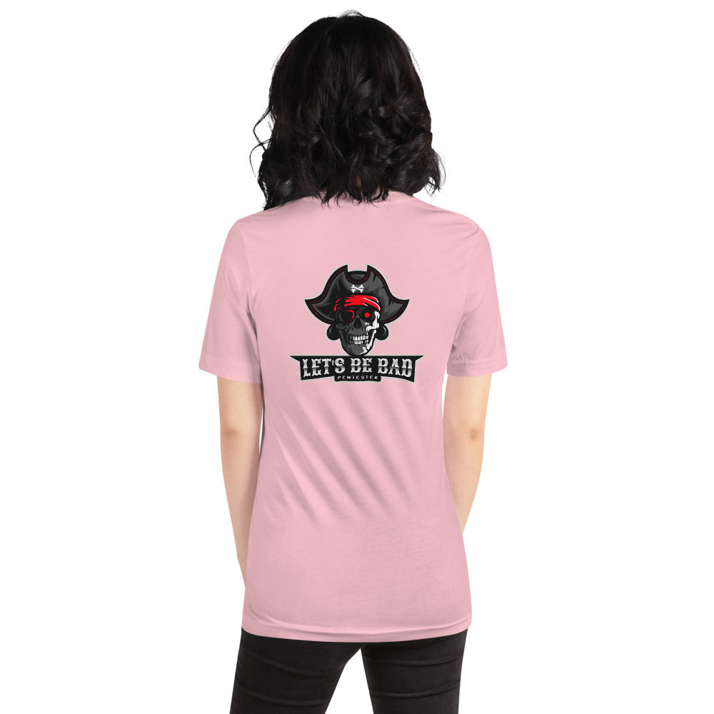 Let's be bad - Short-Sleeve Unisex T-Shirt (white) by DarkByteGear