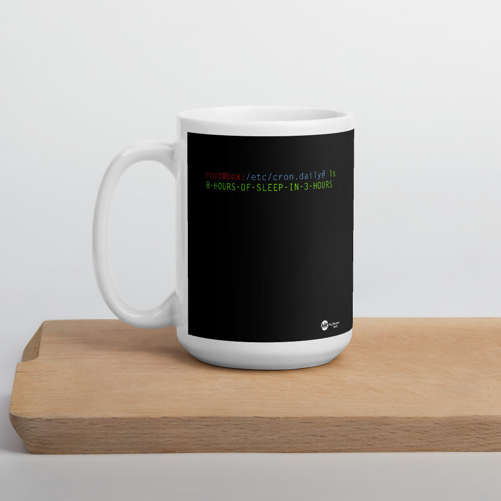 8 hours of sleep in 3 hours - Mug by DarkByteGear