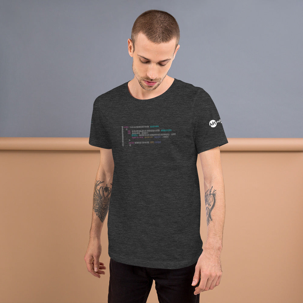 Code in ASCII - Short-Sleeve Unisex T-Shirt by DarkByteGear