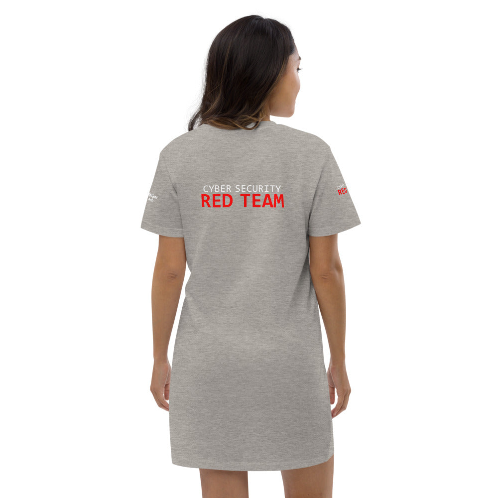 Cyber Security Red Team - Organic cotton t-shirt dress by DarkByteGear