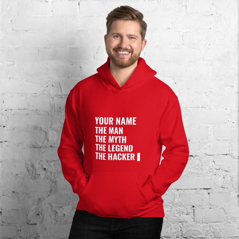 THE LEGEND THE HACKER - Unisex Hoodie by DarkByteGear
