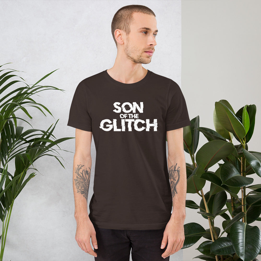Son of the glitch - Short-Sleeve Unisex T-Shirt by DarkByteGear