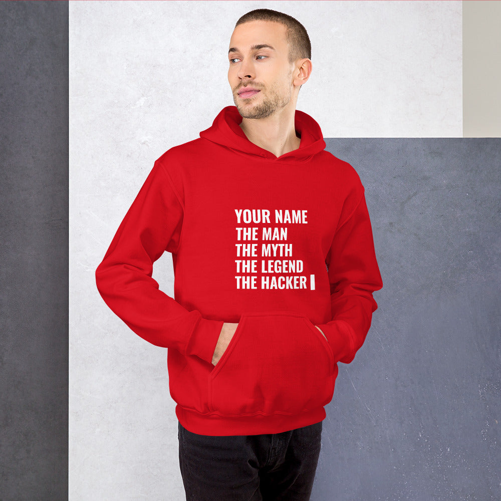 THE LEGEND THE HACKER - Unisex Hoodie by DarkByteGear